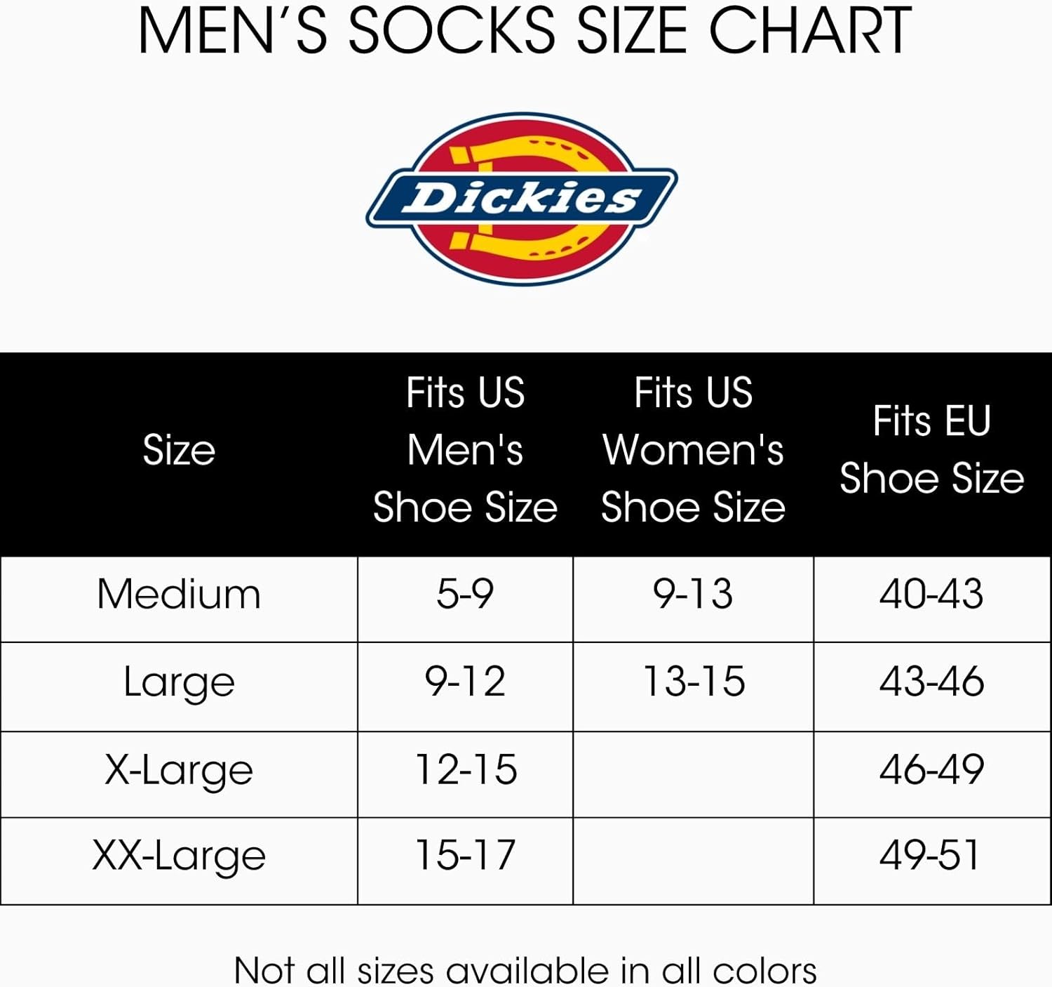 Men's Dri-Tech Moisture Control Crew Socks, Available in M-XXL (6, 12, 18 Pairs) - Image 3
