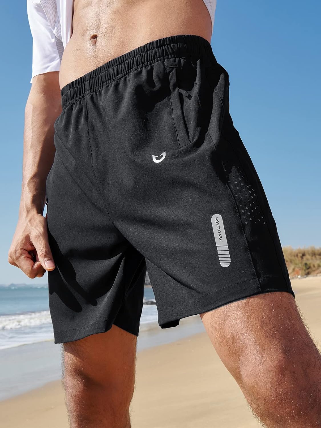 Men's Athletic Running Shorts Quick Dry Workout Shorts 7"/ 5"/ 9" Lightweight Sports Gym Basketball Shorts Hiking - Image 2